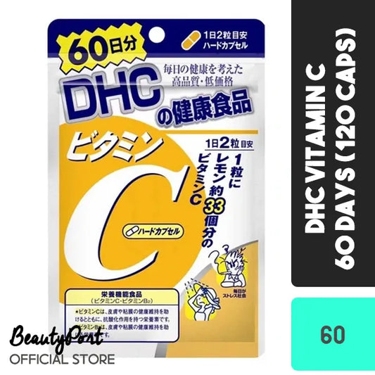 DHC Vitamin C Supplements 120 Tablets for 60 Days – Made in Japan