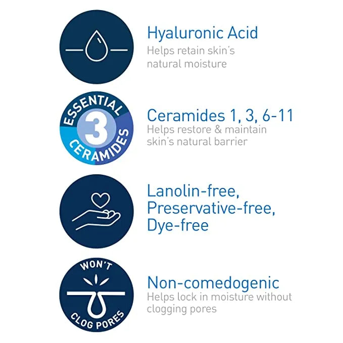 (US Version) CeraVe Healing Ointment, Moisturizing Petrolatum Skin Protectant for Dry Skin with Hyaluronic Acid and Ceramides, Lanolin Free & Fragrance Free