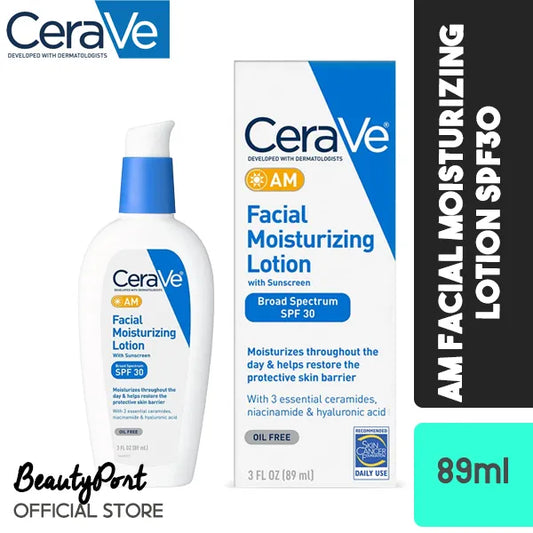 (US Version) Cerave AM Facial Moisturizing Lotion with Sunscreen