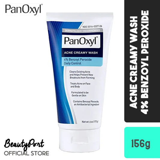 (US Import) PanOxyl Antimicrobial Acne Creamy Wash, 4% Benzoyl Peroxide, 6 Ounce