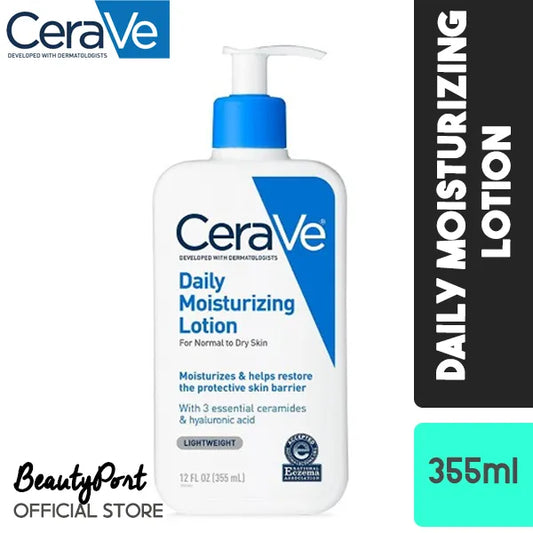 (US Version) Cerave Daily Moisturizing Lotion, Lightweight, 12 fl oz