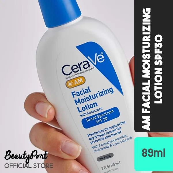 (US Version) Cerave AM Facial Moisturizing Lotion with Sunscreen