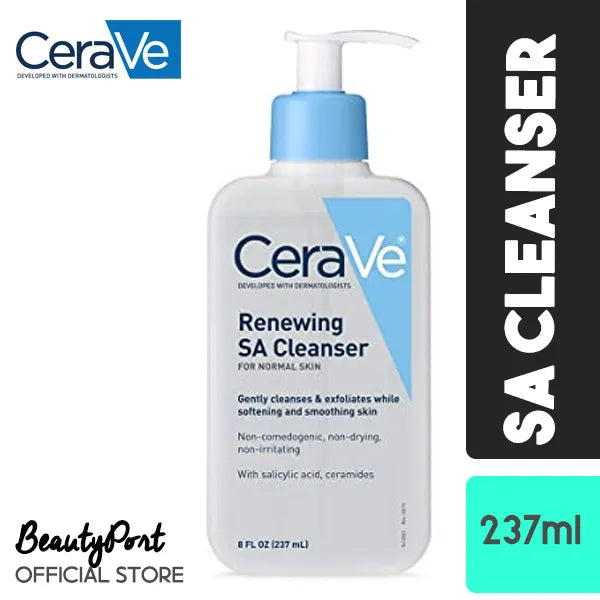 (US Version) CeraVe Renewing Face Cleanser with Salicylic Acid (SA Cleanser)