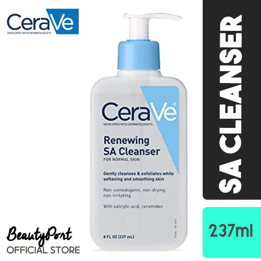 (US Version) CeraVe Renewing Face Cleanser with Salicylic Acid (SA Cleanser)