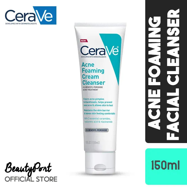 (US Version) CeraVe Acne Foaming Facial Cleanser