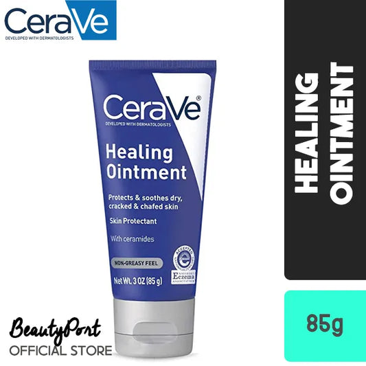 (US Version) CeraVe Healing Ointment, Moisturizing Petrolatum Skin Protectant for Dry Skin with Hyaluronic Acid and Ceramides, Lanolin Free & Fragrance Free